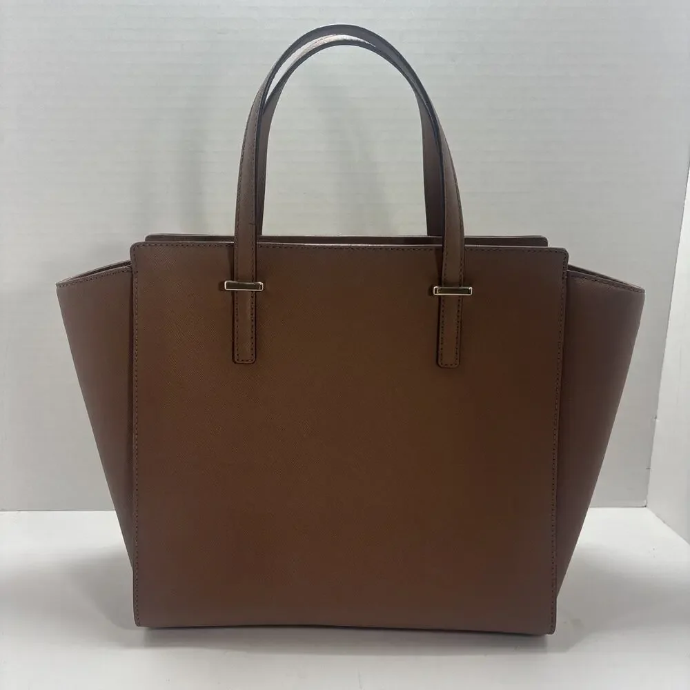Kate Spade Cedar Street Small Hayden Satchel Top Handle Bag Tan - NO STRAP